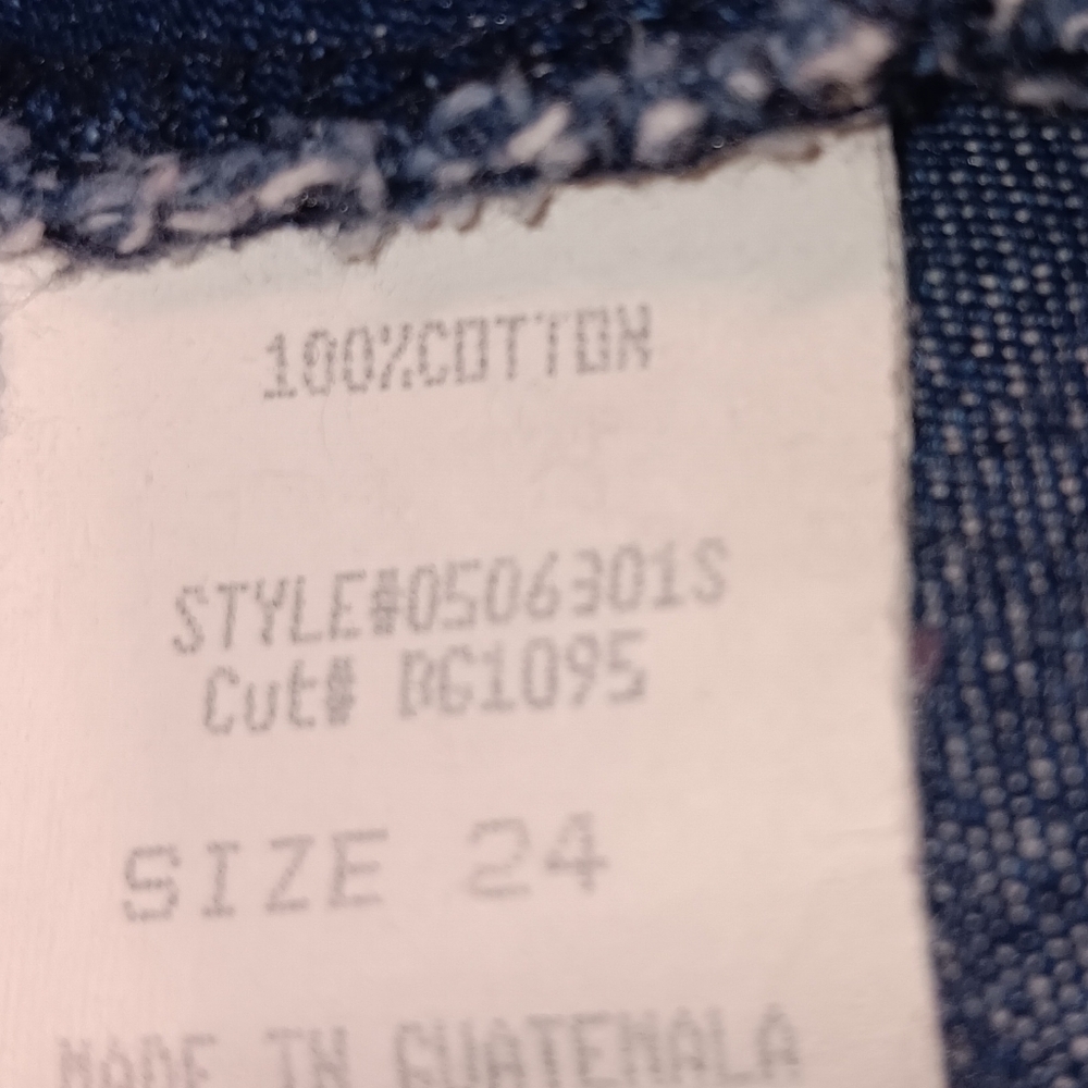 Vintage Y2K Z. Cavaricci Long Jean Denim Skirt  Size 2 - Picture 5 of 6